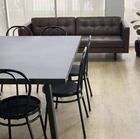 Table coated in Black Knight RC