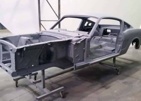 Sandblasted car