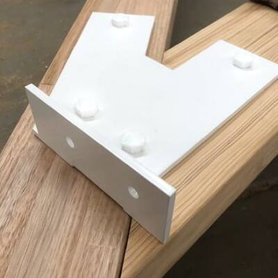 Flurobond white fasteners